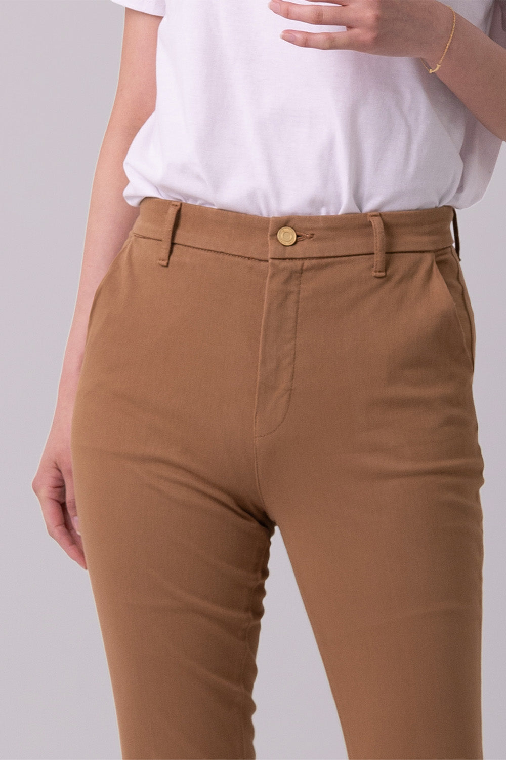 SLIM CHINOS "Brea" - Camel