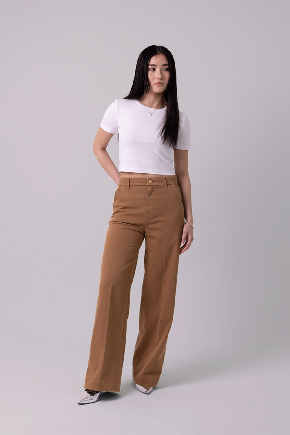 LOOSE CHINOS "Monica" - Camel