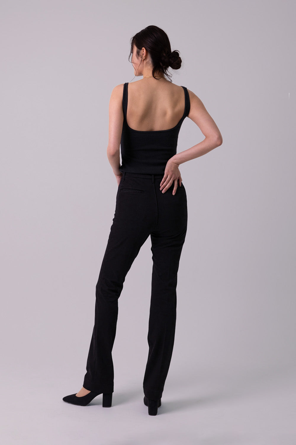SLIM CHINOS "Brea" - Black