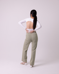 WIDE CHINOS