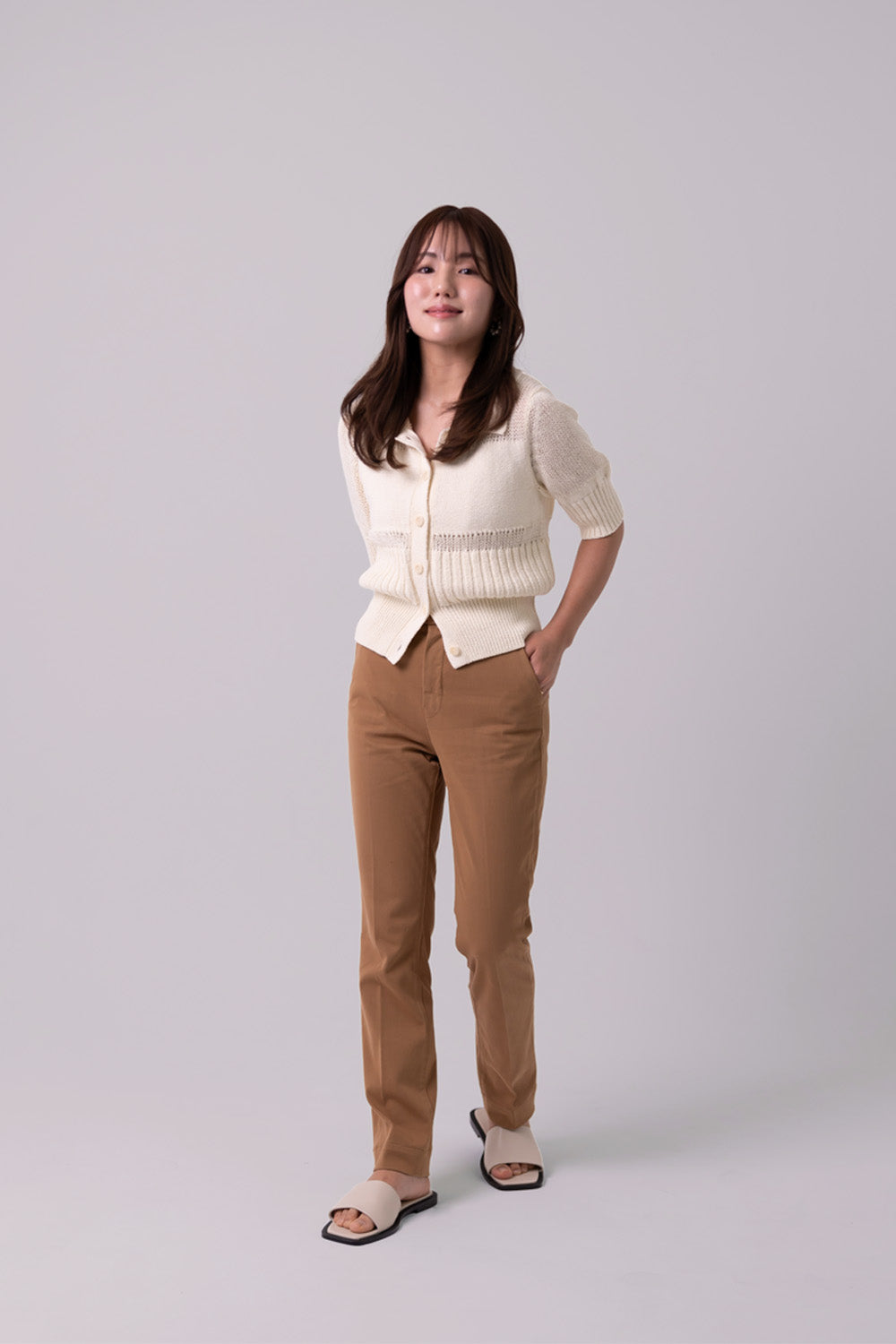 SLIM CHINOS "Brea" - Camel