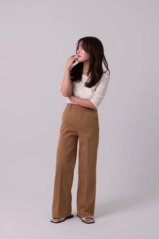 LOOSE CHINOS "Monica" - Camel