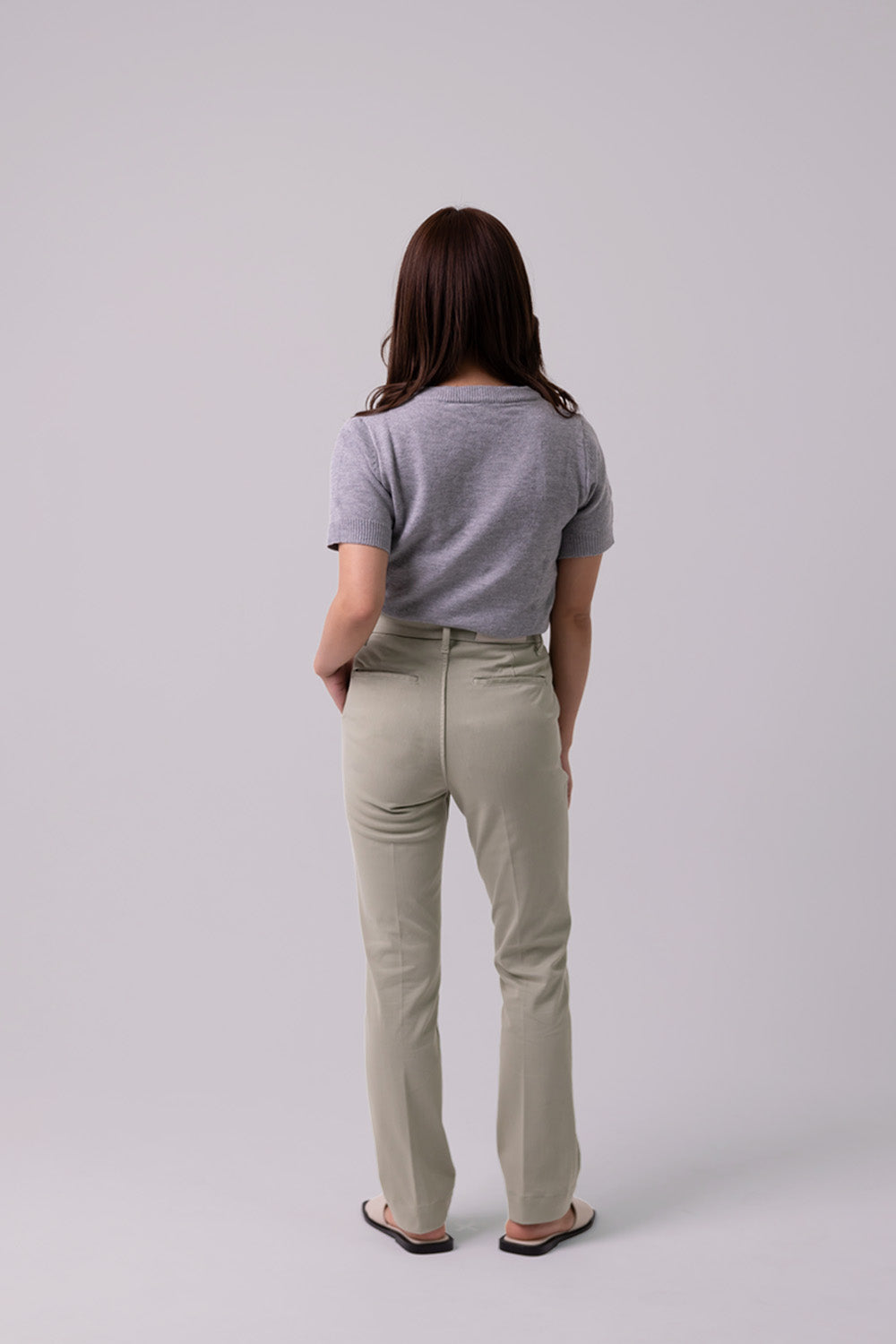 SLIM CHINOS "Brea" - Sage