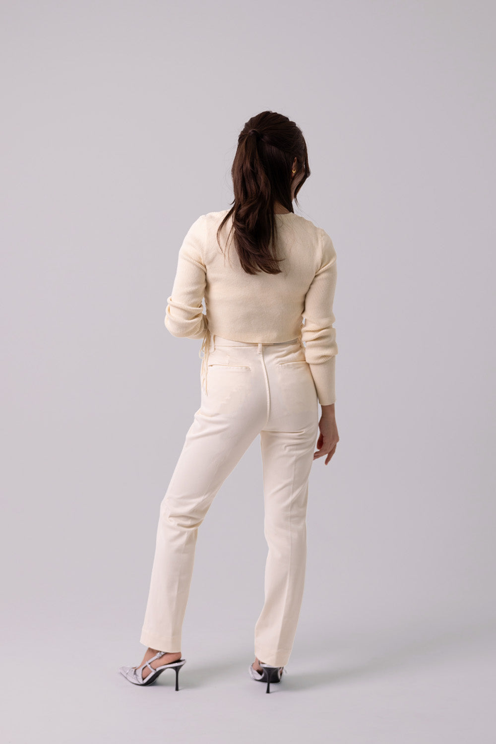 SLIM CHINOS "Brea" - Ivory