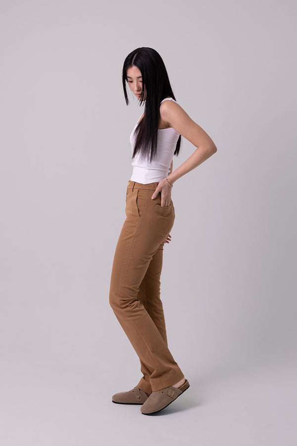 SLIM CHINOS "Brea" - Camel