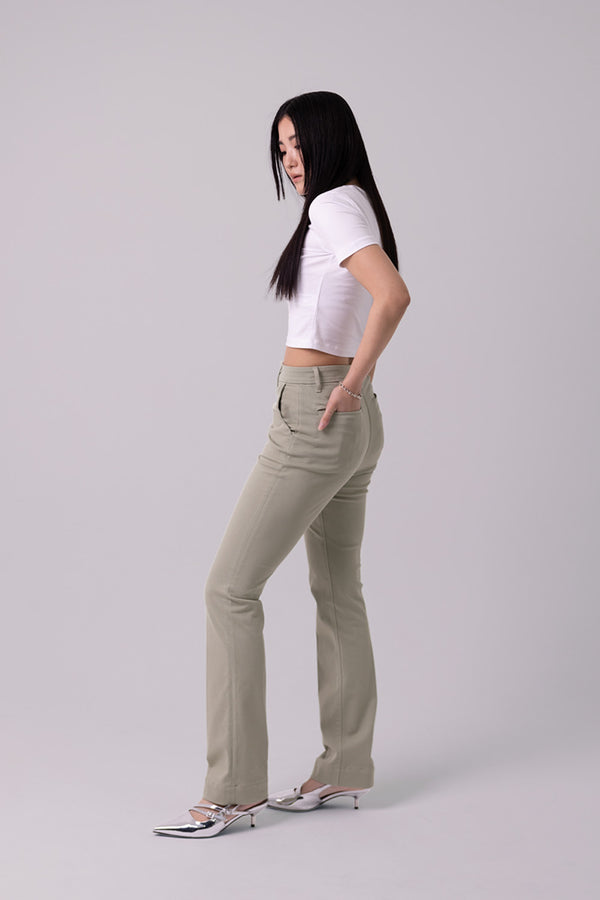 SLIM CHINOS "Brea" - Sage
