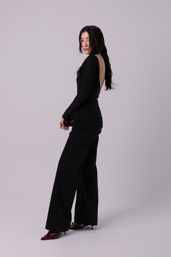 LOOSE CHINOS "Monica" - Black