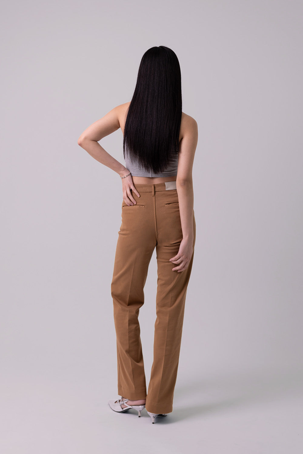 WIDE CHINOS "Malibu" - Camel