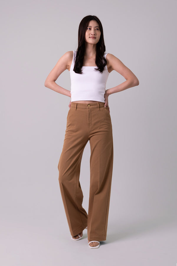 LOOSE CHINOS "Monica" - Camel